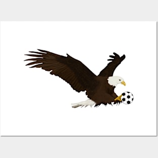 Soccer Eagle Posters and Art